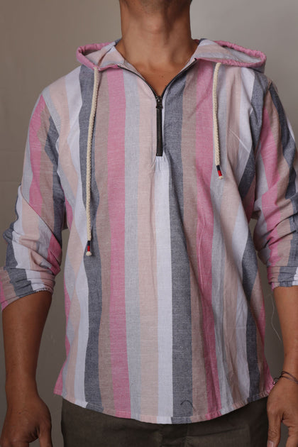 Baja Striped Hoody Gypsy Mens